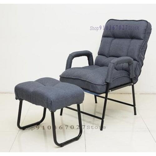 Reclining Chair Folding Lunch Break Office Nap Chair Back Home Computer Chair Office Lounge Chair Dormitory Bedroom Sofa