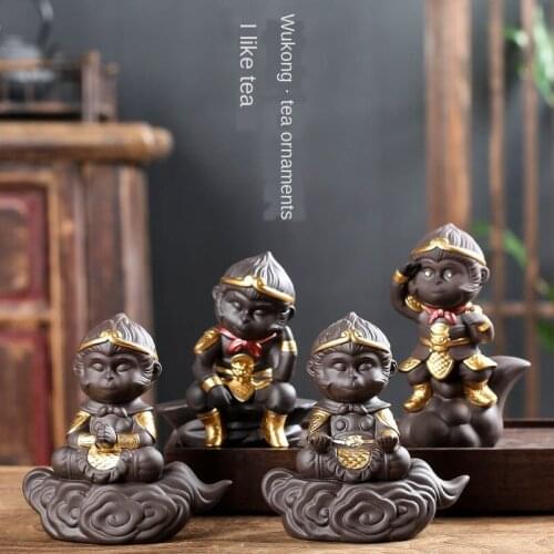 Purple Tea Ornaments Boutique Decoration Great Sage Equal To Heaven Tea Accessories Desk Set Bao Hexiao Suspends Tea Tea Pet