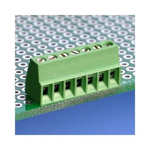 10pcs 7 Poles 2.54mm/0.1" PCB Universal Screw Terminal Block