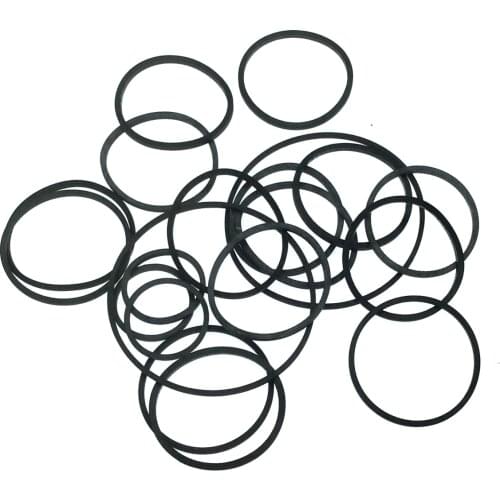20pcs Mixed transmission belt for cassette deck Walkman belt Pulley tape Recorder motor