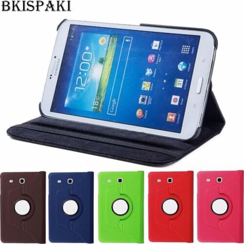360 Rotating Smart Tablet PC Cover for Samsung Galaxy Tab 3 8.0 SM-T310/T311/T315 PU Leather Stand Flip Luxury Shell Coque