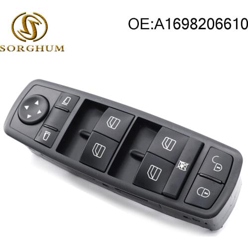 A1698206610 Electric Power Window Master Switch For Mercedes Benz A B GL M R Class W245 W169 A150 B200 X164 2004-2012