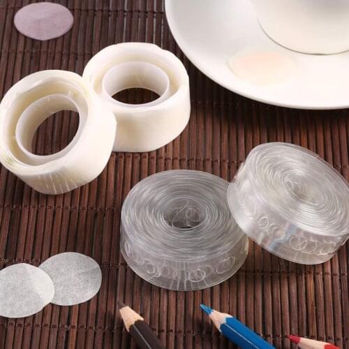 Balloon accessories double-sided transparent glue dot balloon single hole double hole balloon chain birthday party decoration
