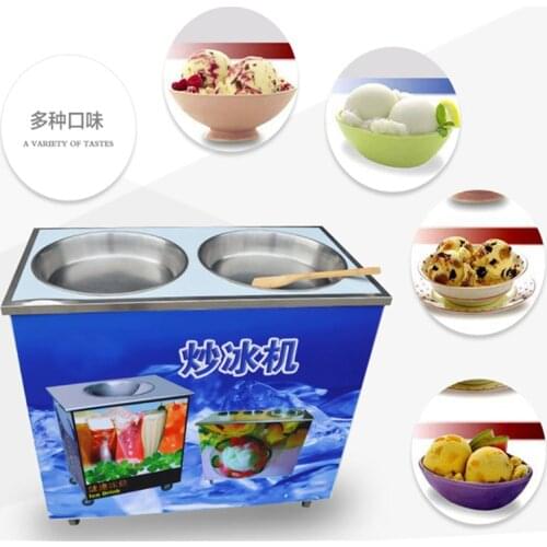 New commercial fried ice cream machine ice frying machines roll icecream maker