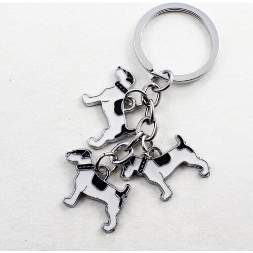 FREE SHIPPING BY DHL 100pcs/lot New Design Metal Dog Bone Keychains Zinc Alloy Puppy Keyrings Pet Gifts