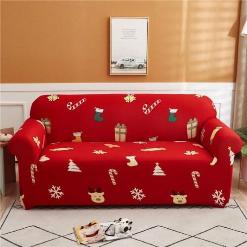Sofa Covers Christmas Style Cushion Couch Covers for Sectional Sofa Stretchable L Shape Recliner Slip Covers