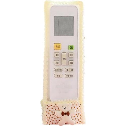 1PC Rural Fabric And Lace Video Home TV Air Condition Remote Controller Protector Case Cover Waterproof Dust for Home