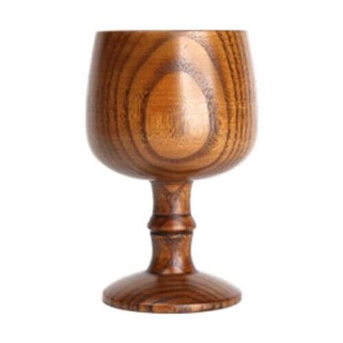 Wine Cup Wooden Coffee Tea Beer Water Bottle Cup Mug