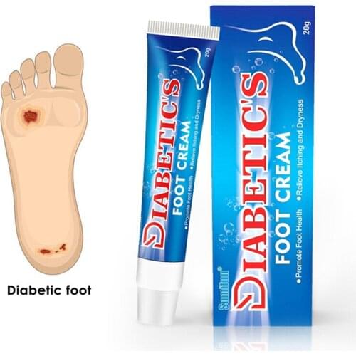 20g Diabetic Cream For Foot Care Toe Fungus Relieve Herbal Ointment Anti Fungal Infection Eczema Urticaria Beriberi Foot Care