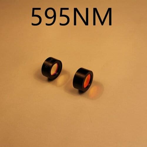 Manufacturers direct 595nm narrow band band pass filter color filter support processing and customization of large quantity