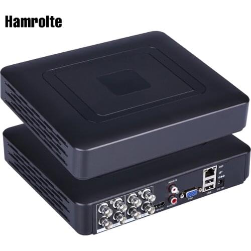 Hamrolte CCTV DVR 8CH 1080N TVI.CVI .AHD-NH 5in1 Hybrid Digital Video Recorder Security DVR Motion Detection,APP Remote Access