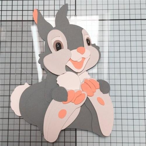 Rabbit Metal Cutting Dies Stencils For Card Making Decorative Embossing Suit Paper Cards Stamp DIY