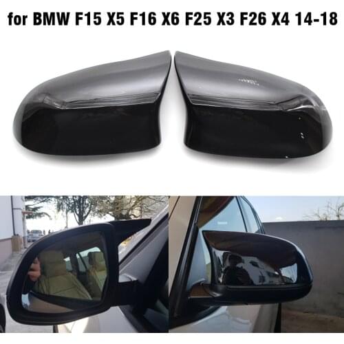 Car Side Door Rearview Side Mirror Cover Cap For BMW F15 X5 F16 X6 F25 X3 F26 X4 Parts styling