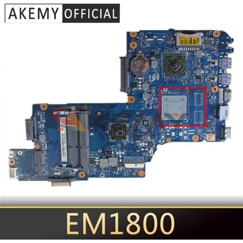 AKEMY H000042820 For Toshiba Satellite C870D EM1800 Laptop motherboard REV.2.1 DDR3 Mainboard