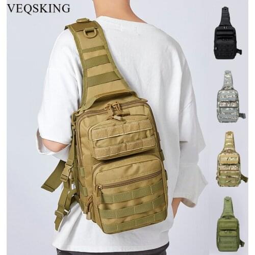 Men Camping Hiking Backpack,Outdoor Sports Fishing Climbing Shoulder Bag,Tactical Trekking Hunting Daypack,Military Shoulder Bag