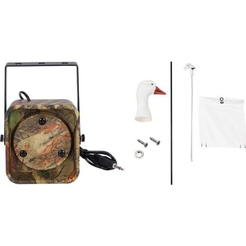 New-Hunting Decoy Tyvek Screen Printing Plastic Goose Decoy with Electronics Hunting Bird Caller Hunting Speaker