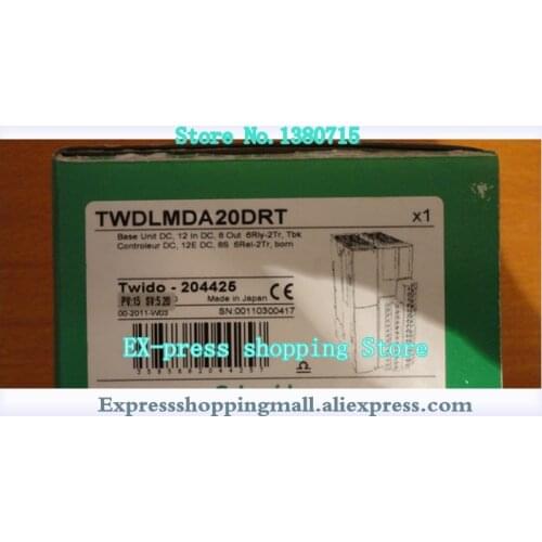 New TWDLMDA20DRT PLC CPU 24VDC 12DI 8DO