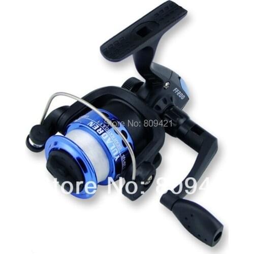 Whole Sale 80pcs/lot FF200 fishing reels fish wheel for Sea Pod rock fishing pole spinning wheel round raft Plating Plastic Head