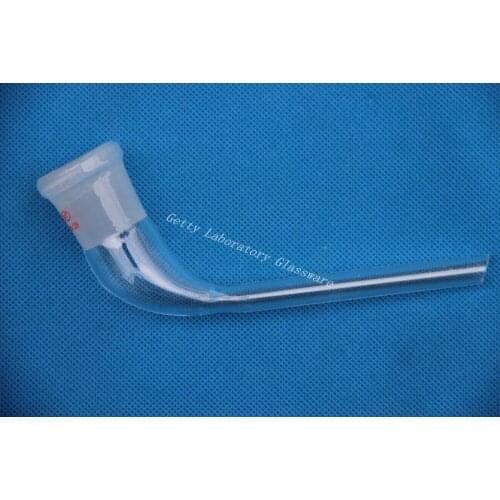 Lab glass Distilling adapter 105 bent 24/40 joint