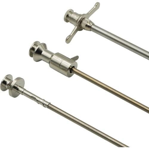 Cattle Cow Insemination Gun Stainless Steel Insemination Gun Insemination Needle Card Type Spring Veterinary Instrument
