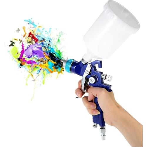Professional Paint Spray Gun 1.4mm/1.7mm Nozzle 600cc Gravity Feed HVLP Airbrush sandblaster for Car Furniture Painting Tool