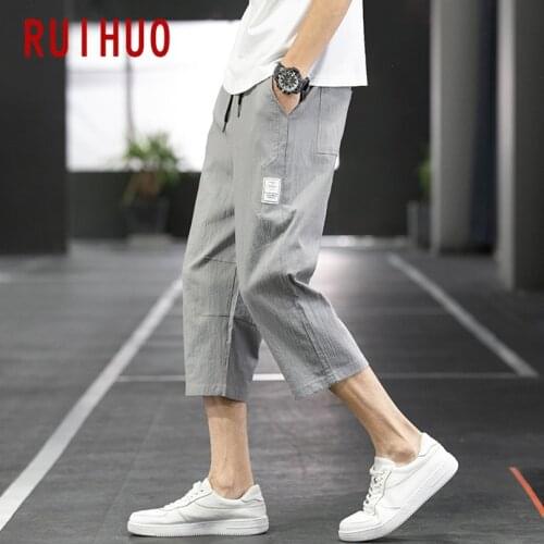 RUIHUO Mens Fashion Pants