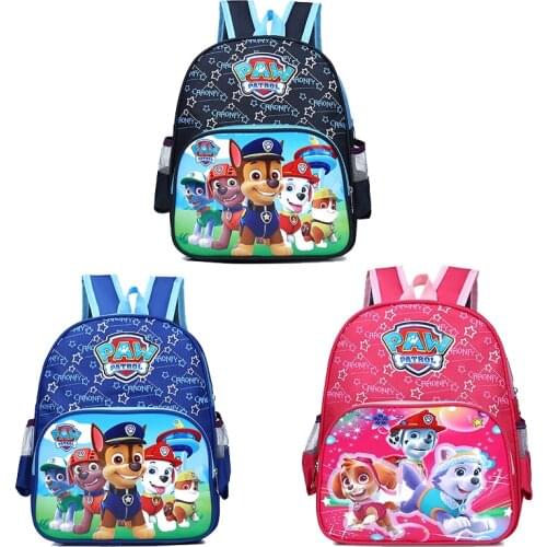 New Paw Patrol School Season Student Backpack for Girls Boys In Kindergarten Pat Patrol Cute Cartoon Male Female Baby Style Bag