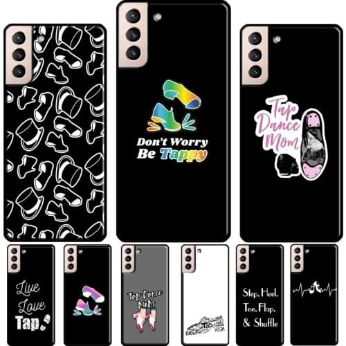 Tap Dance Shoe Silicone Case For Samsung Galaxy S21 S20 FE S8 S9 S10 Plus Note 10 9 Note 20 Ultra Coque