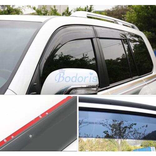 For Toyota Hilux Vigo 2012 2013 2014 Window Exterior Visor Shade Sun Rain Guard Deflector Car Styling Accessories