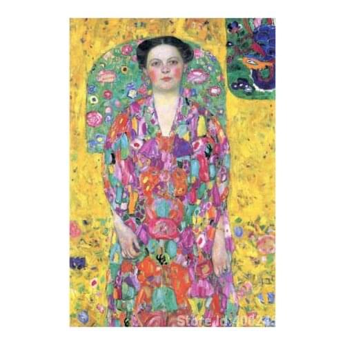 Modern art Portrait of Eugenia M Primavesi by Gustav Klimt reproduction paintings Hand painted High quality
