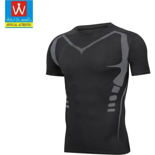 Gym Fitness basketball sports clothing tights short-sleeved T-shirt training quick-drying running breathable