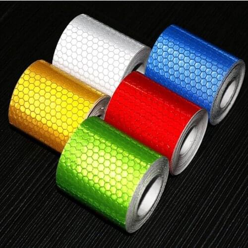 5cm*3m Bike Body Reflective Safety Stickers Reflective Safety Warning Conspicuity Tape Film Sticker Strip Bicycle Accessories