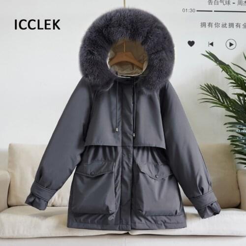 Loose Casual Hooded Parkas Women Fashion Thick Coats Winter Jacket Woman Cotton Padded Warm Thicken Ladies Coat Long Coats Parka