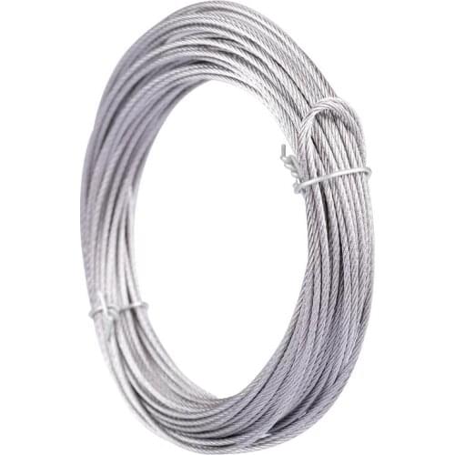 Stainless Steel Wire Rope 1.5MM Lift Racks Rope Clothesline 100Meter