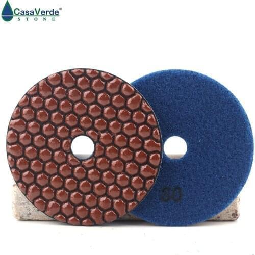 1 piece /lot 4 inch 100mm diamond dry polishing pads for granite,marble,Engineered stone and concrete
