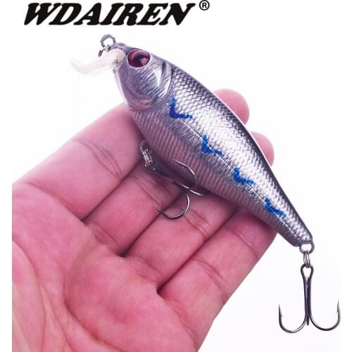 1Pcs Minnows Fishing Lure 100mm 14.5g Crank bait Artificial Hard Plastic Baits Lifelike Make Wobblers pesca Fishing Tackle