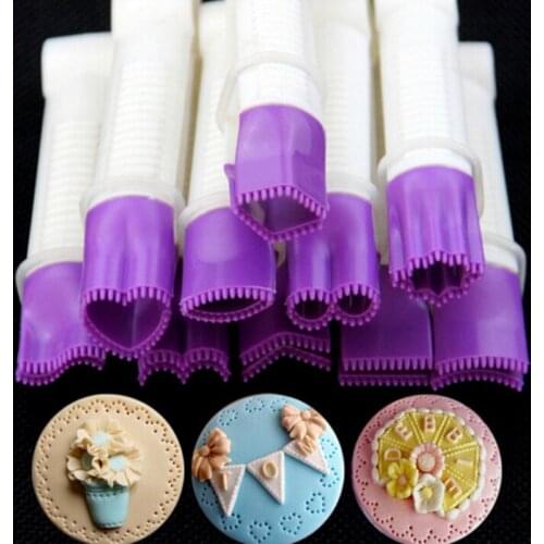 10pc Tweezers Cake Decoration Kit Set Flower Lace Clip Tool Engraving Cake Cookies Pastry Biscuit Cutter Tool Baking Accessories