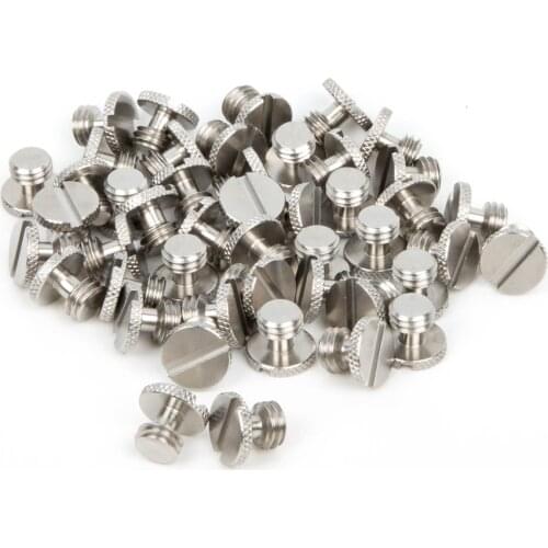 100pcs 3/8" Camera Screw fr Sachtler Quick Release Strap Leather Case Rig Cage Gimbal Tripod Slider QR Fluid Head Plate Mount