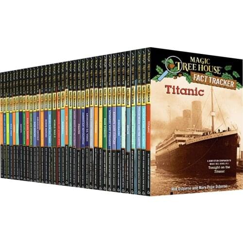40 Books/Set Magic Tree House Fact Tracker Original English Reading Childrens Books