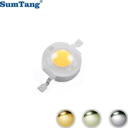 50PCS/Lot LED Chips 3V Epistar 33mil 120-130LM 350mA 1W High Power LED Chip For Streetlight, Floodlight, Spotlight