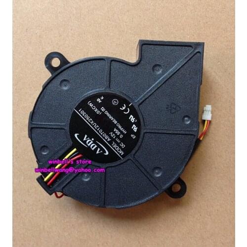Brand new and original 7025 7CM Air blower fan AB07012UX250301 12V 0.55A 3wires