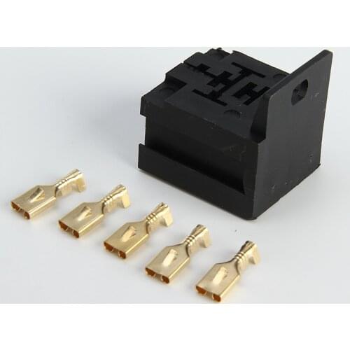 Auto relay socket with 5pcs Terminal