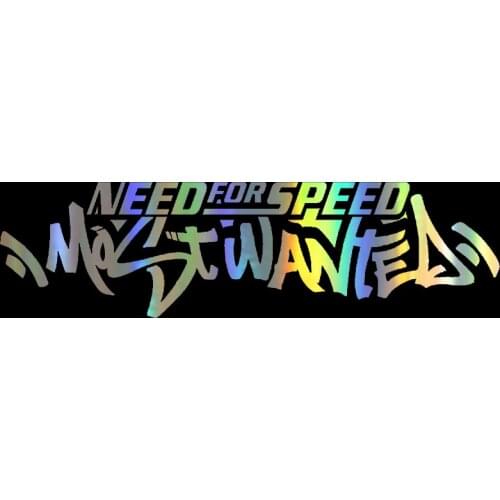 HungMieh 16.3*4.4cm car stickers Need For Speed Most Wanted carbon fiber sticker on auto creative vinyl decal for car motorcycle
