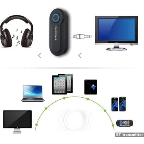 Wireless 4.0 Transmitter A2DP RCA to 3.5mm AUX USB Adapter HUB