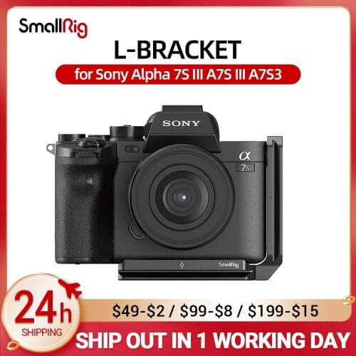 SmallRig A7S3 Quick Release Bracket Grip L-Bracket for SONY Alpha 7S III Camera L Plate 3003