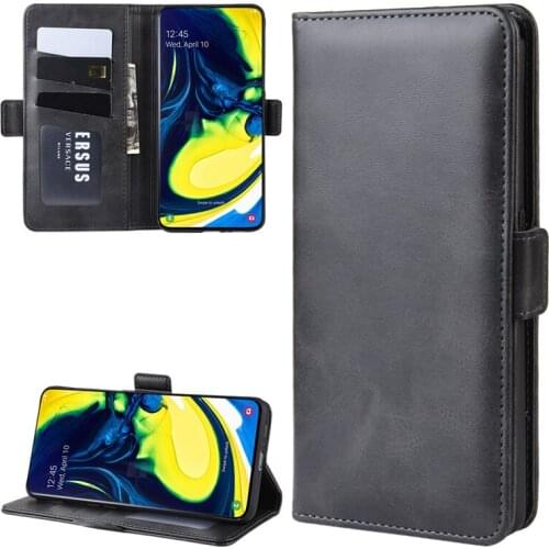 Case For Samsung A80 Leather Wallet Flip Cover Vintage Magnet Phone Case For Galaxy A90 Coque