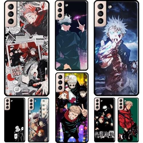 Jujutsu Kaisen Anime Cover For Samsung Galaxy S20 FE S8 S9 S10 Plus Note 9 10 Note 20 Ultra S21 Phone Case