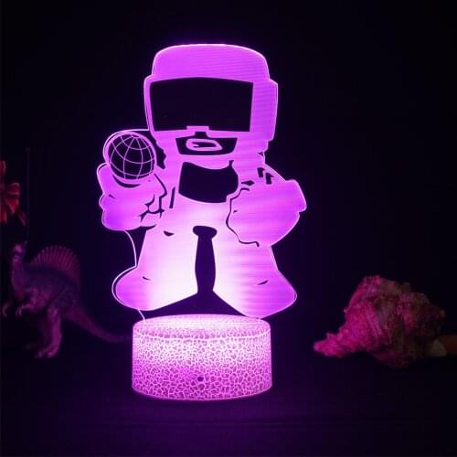 Friday Night Funkin Gaming Room Game Figure FNF LED Night Lights Led Panel Lights 3D Lamp Cute Room Decor Gift For Friends