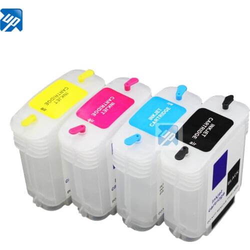 UP brand replacement for HP 10 82 refillable ink cartridge for HP Designjet 500 500ps 800 800ps 815MFP 820MFP cc800pc printer