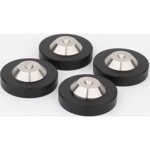 Hifi audio 4pcs Speaker AMP DAC CD Spike Base Pad Isolation Feet Improve Sound 39x13mm